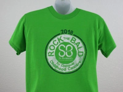 NWOT St. Baldrick's Fundation Rock the Bald to Conquer Childhood Cancers T-Shirt - Image 1 of 4