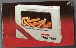 Vintage HEINZ Deep Fries Bridge Playing Cards Deck - SEALED - Bild 1 von 3