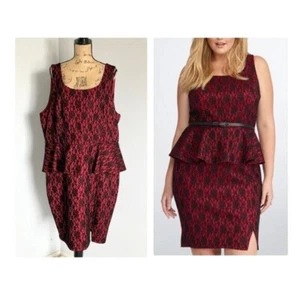 Rebel Wilson for Torrid Spitzenkleid mit Schößchen Gr. 22 - Bild 1 von 12