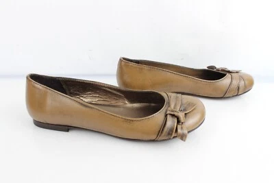 Minelli Bailarinas De Cuero Taupe T 39 Muy Buen Estado - Imagen 1 de 4
