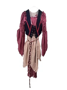 Leg Avenue Renaissance Wench Costume 4 Piece Cosplay Medieval Small Halloween - Picture 1 of 10