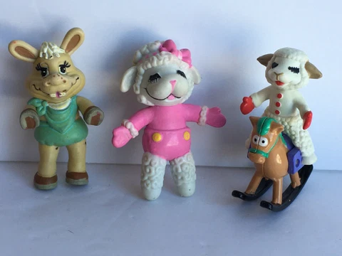 1993 Sherri Lewis Baby Charlie Horse Bendy Figure, Lamb Chop & Rocking Horse Lot Cover