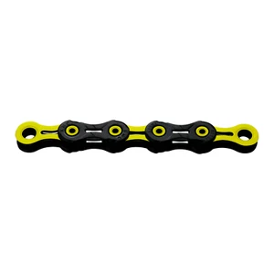 KMC DLC 11 Speed Waxed Mountain Road Bike Chain fit SRAM Shimano 118 Links - Picture 1 of 8