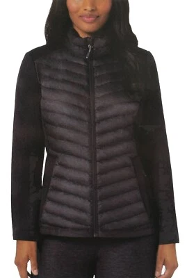 32 Degrees Ladies Lightweight Mixed Media Jacket In 3 Colours and In 4 Sizes New