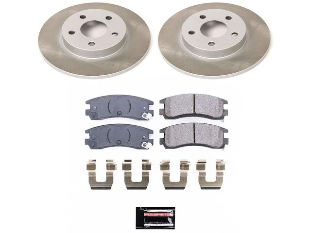 Kit de pastillas de freno trasero y rotor 91WWSY14 para Pontiac Bonneville 2004 2005 Foto 1 de 1