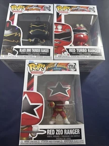 Power Rangers Generations Funko Pop! Vinyl Figur #1712 #1713 #1714 + Protektoren - Bild 1 von 2