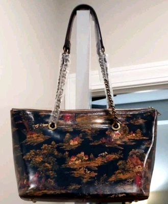 NUEVO Bolso de Hombro Patricia Nash Belle Estampado en Kent Countryside Pattern Foto 1 de 4