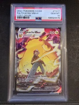 Pikachu VMAX TG17/TG30 Swsh11: Lost Origin Trainer Gallery Holo - Image 1 of 2