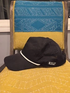 BYLT Premium Basics Trucker Hat Black Snapback White Rope Breathable Minimalist - Picture 1 of 9