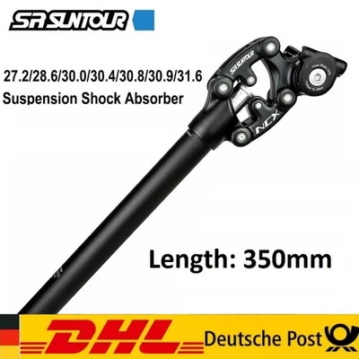 MARKENLOS Suntour Sattelstange Parallelogramm Sattelstütze SP12-NCX gefedert E-Bike DHL
