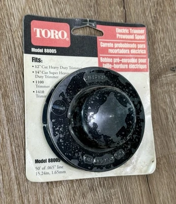Carrete preenrollado recortador de cuerda eléctrico Toro 88005 - 50’ pies de línea de 0,065" - NUEVO Foto 1 de 2