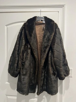 Vintage Blair Faux Fur Coat 3XLarge - Image 1 of 4