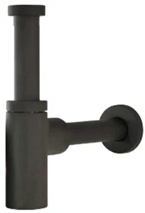 Sifone D'Arredo Novellini Rubinetto Lavabo Colore Nero Allacci Idraulici 1/4" - Picture 1 of 2