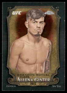 2025 Topps Chrome UFC Brandon Royval Allen And Ginger - Bild 1 von 2
