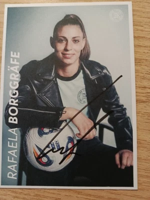 Autogrammkarte DFB Frauen Rafaela Borggräfe original Handsigniert  - Bild 1 von 2