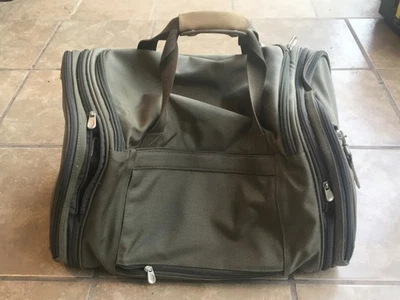 Briggs and Riley 04-1121 Duffle Bag 17" Carry On Olive Green - Image 1 of 4