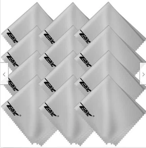 12 Packungen weiches Mikrofaser Reinigungstuch für Brillen Kamera Linse TV Bildschirme Telefon - Bild 1 von 9