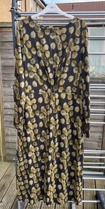 White Stuff Women’s Lottie Floral Twist Midi Dress Long Sleeves Size 18UK - Picture 1 of 4