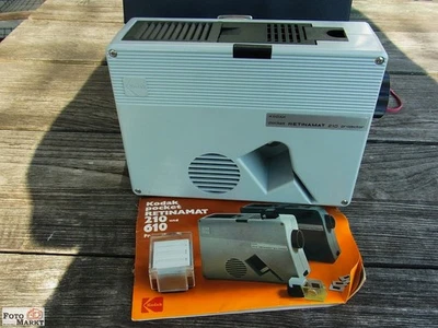 Kodak Diaprojektor für Pocket 110 Dias Retinamat 210 Halogenlampe 220/200W DIA - Bild 1 von 4