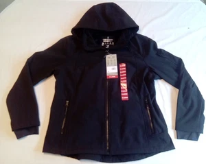 New w/ Tags FREE COUNTRY Ladies Soft Shell Black Women's Jacket Coat - Size XL - Picture 1 of 16