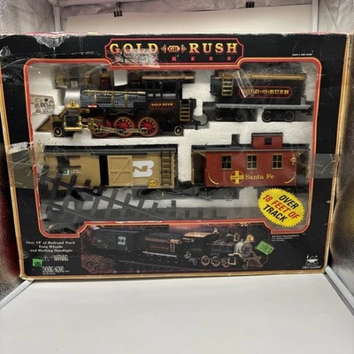 Gold Rush Express G-Scale Train Set By New Bright No. 186 1995  Christmas - Image 1 of 4