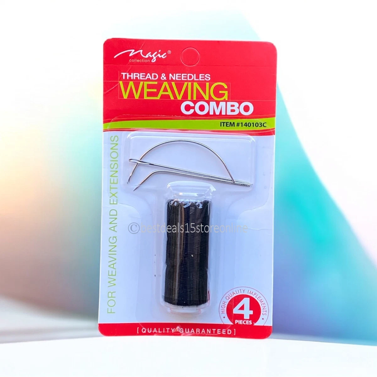 Magic Collection Weaving Thread & Needles Set - Brown Hair Weaving Combo