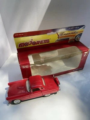 Majorette Legends 2400 Series Red 1956 Ford Thunderbird T-Bird  #2402 Diecast - Image 1 of 4