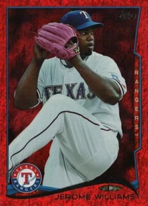 2014 Topps Update Red Foil #US-236 - Jerome Williams - Texas Rangers 14-529 - Picture 1 of 2