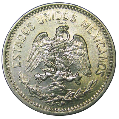 MÉXICO 1911-M fecha ancha 5 centavos KM 421 UNC. Como Nuevo ALTO GRADO 5c Foto 1 de 2