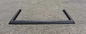 cast iron fireplace fender. Original cast iron fireplace fender FIRE SURROUND - Picture 1 of 5