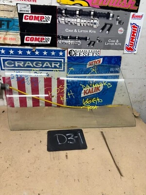 1966 1967 66 67 Pontiac GTO TEMPEST LEMANS 2 DOOR POST RIGHT DOOR GLASS WINDOW O - Image 1 of 4