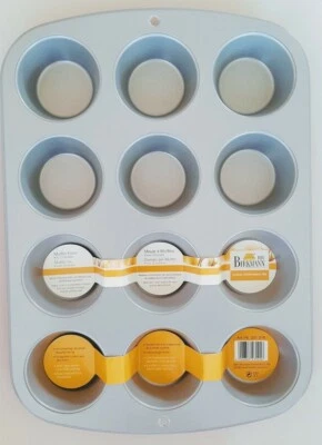 Birkmann 12er Muffinform Muffinblech Antihaft Backform 37 x 27 cm Cupcake - Bild 1 von 4