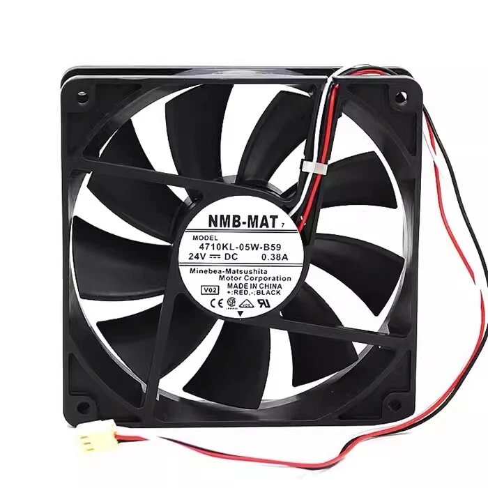 NMB 4710KL-05W-B50 DC24V 0.38A 120*120*25MM 3-Pin Inverter Cooling Fan - Image 1 of 1