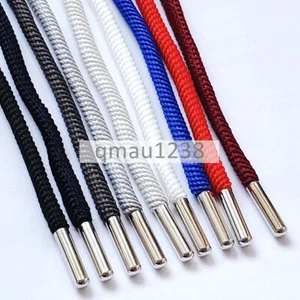 6MM*1.4M Polyester Drawstring Cord Rope Spiral Rib String Craft For Hoodie/Pants - Picture 1 of 13