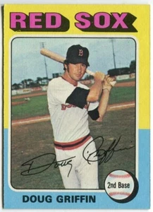 1975 Topps #454 Doug Griffin Boston Red Sox - Picture 1 of 2