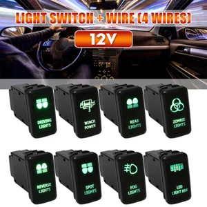 FOR TOYOTA Hilux Prado Landcruiser HIACE LED Dash Control Push Switch Button - Picture 1 of 14