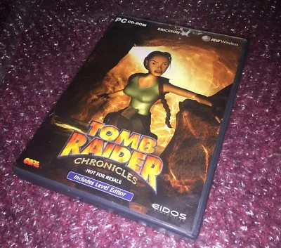vintage Tomb Raider  Chronicles AT&T PC game  Demo  Rare W/ level editor 2 Disc - Image 1 of 4