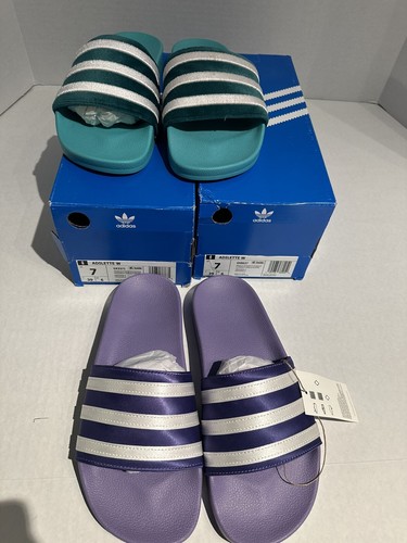 Sandali Adidas Adilette Comfort Slide da donna taglia 7 da donna lotto di 2