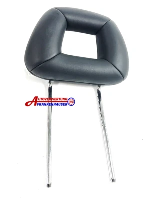 Mercedes Benz Clase A W168 Reposacabezas Delantero De Cuero Negro - Imagen 1 de 2