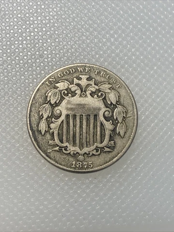 1875 Shield Nickel X1 Cover