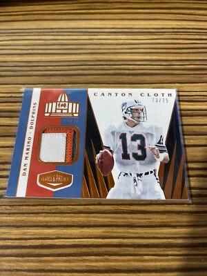 dan marino Canton Cloth 73/75 SICK Triple Color Patch Plates And Patches 🔥🔥 - Image 1 of 2