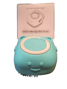 SILICONA BAÑO CUERPO CEPILLO FREGADOR GEL DISPENSADOR MASAJEADOR SUAVE DUCHA - Imagen 1 de 7