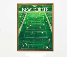 Tennis Poster, Mid Century Vintage Magazine Cover, Modern Art, Tennis Gifts Home