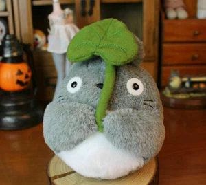 Japón Mi Vecino Totoro con Hoja de Peluche Toy Soft Ghibli 16cm - Imagen 1 de 1