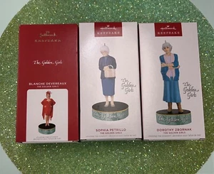 Hallmark Keepsake Golden Girls (Set Of 3) Dorothy, Sophia, & Blanche NEW! 2021+ - Picture 1 of 4