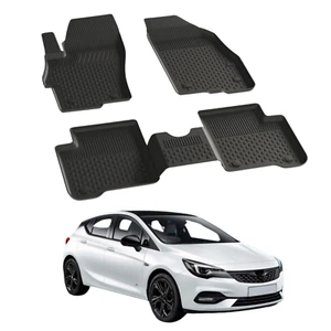 Floor Mats for Opel Astra K HB- SD 2015-2021 | Premium Floor Mat Black  - Picture 1 of 7