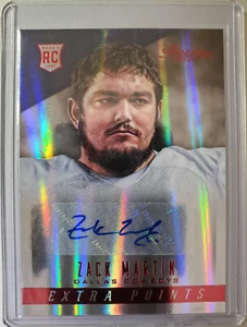 2014 Prestige | ZACK MARTIN | Rookie Autograph | Extra Points Red RC Cowboys - Bild 1 von 2