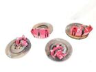 Front Set of Red Brake Calipers with Rotors OEM 2013 2014 2015 Jaguar XF XFR