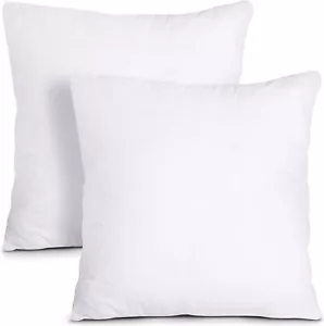 Utopia Bedding Throw Pillow Inserts (Pack of 2, White) - 20 x 20 Inches - Picture 1 of 3