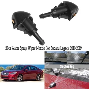 Spray Wiper Nozzle For Subaru Legacy 2010-2019 2Pcs Front Windshield Washer Jet - Imagen 1 de 10